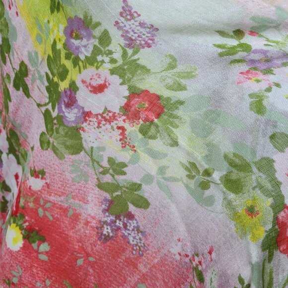 One by Onedder Women's Floral Print Kimono Boho Multicolor One Size - Picture 8 of 10